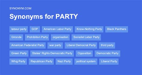 party synonym|another word for parties involved.